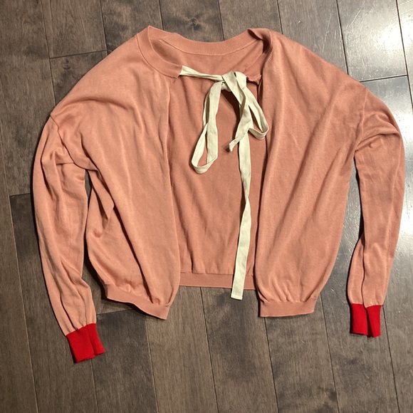 MARNI pink reversible cardigan size 40 - Picture 9 of 10